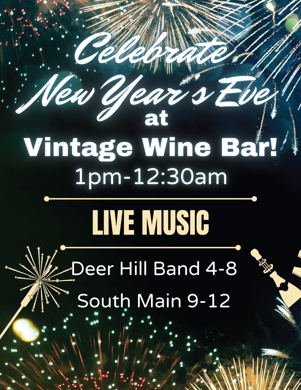 Live Entertainment & Events Vintage Wine Bar